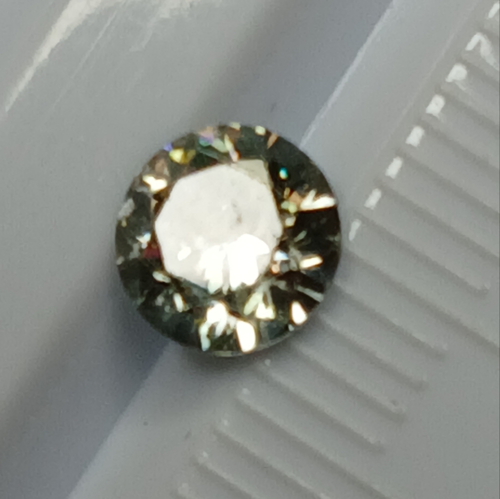 Big Sparkling Round Zircon Gemstone 6mm